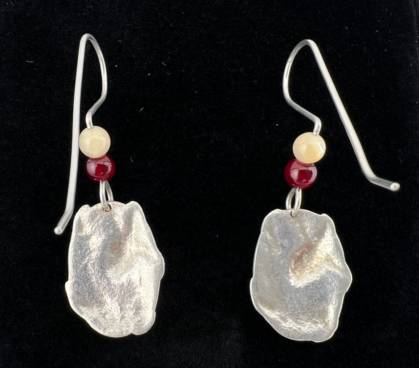 Sterling Silver Baby Snake Earrings - Handcrafted Serpent Dangle Earrings