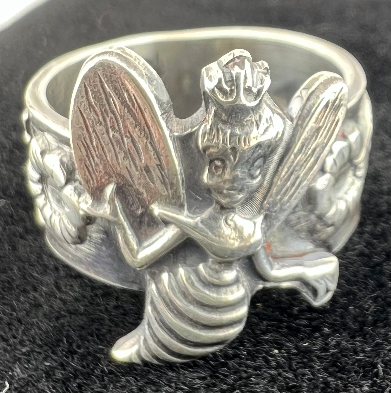 Melisandra the Honey Queen, Sterling Silver Ring 6 3/8