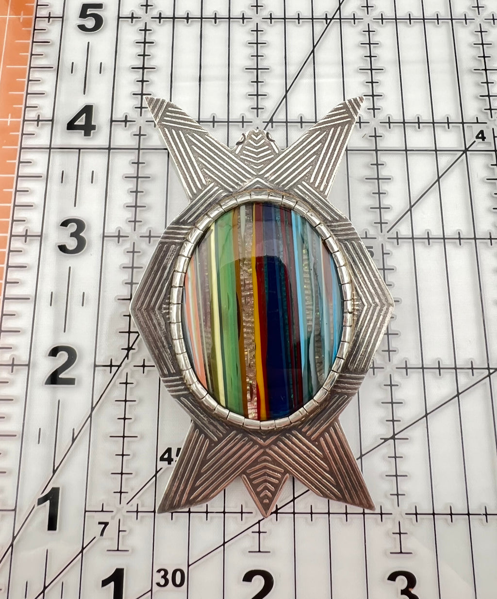 Geometric Sea Turtle Pendant