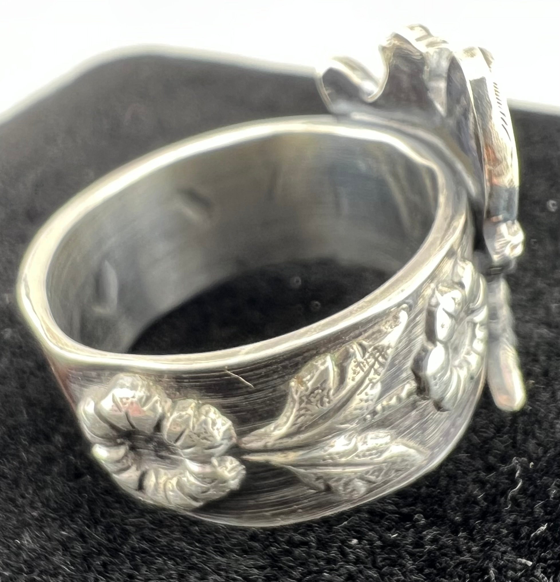 Melisandra the Honey Queen, Sterling Silver Ring 6 3/8