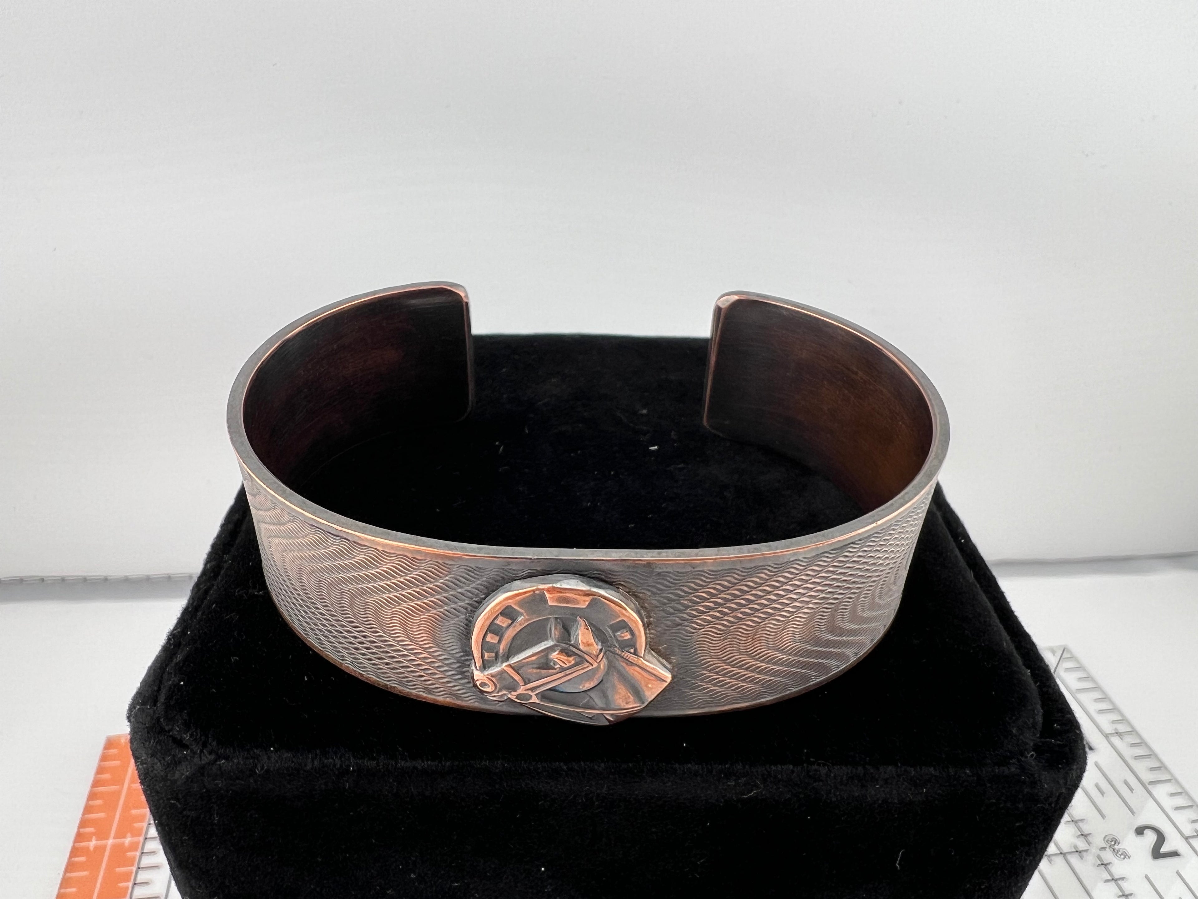 Horse Copper Cuff