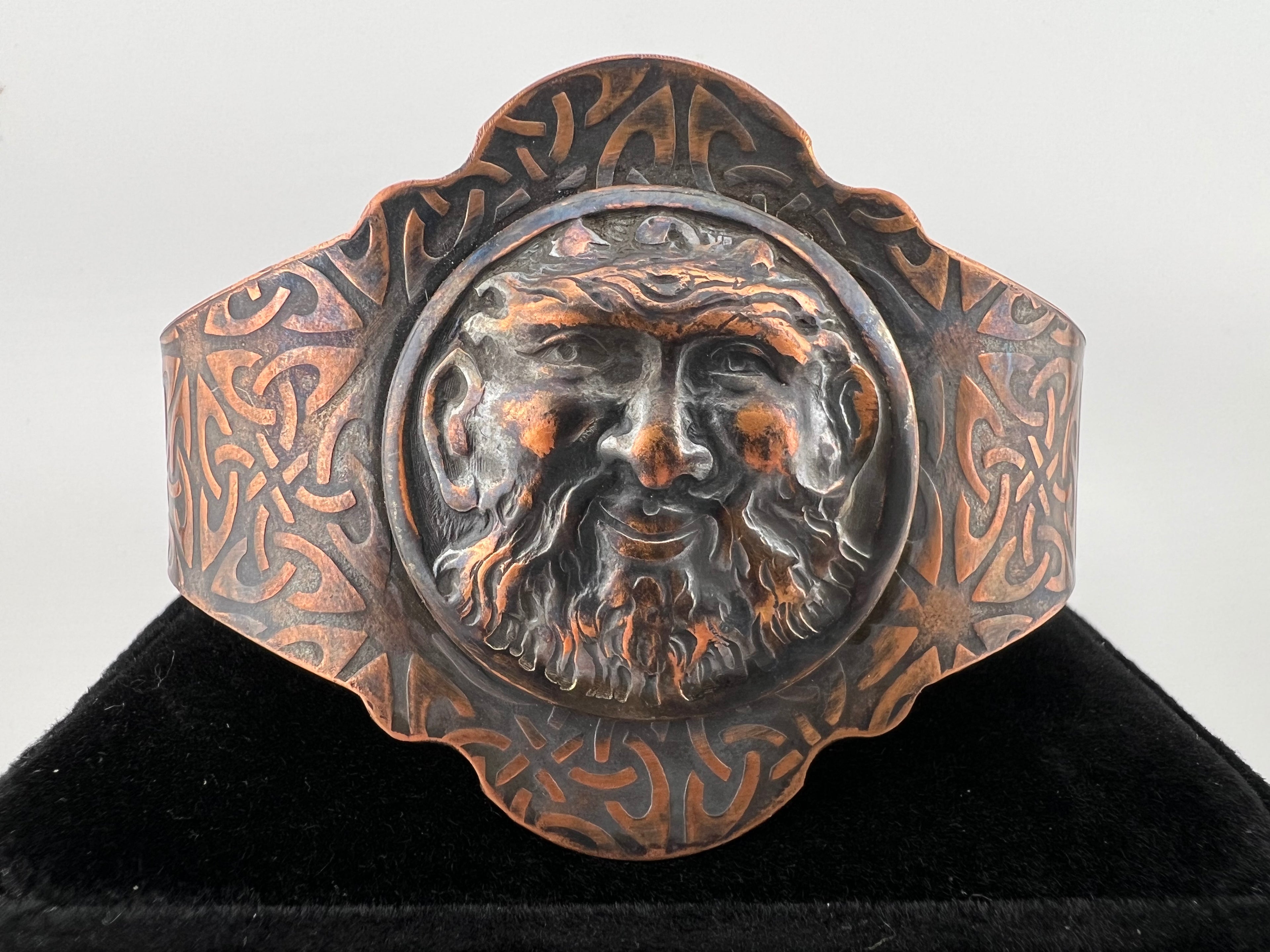 Knut the Troll Cuff in Copper