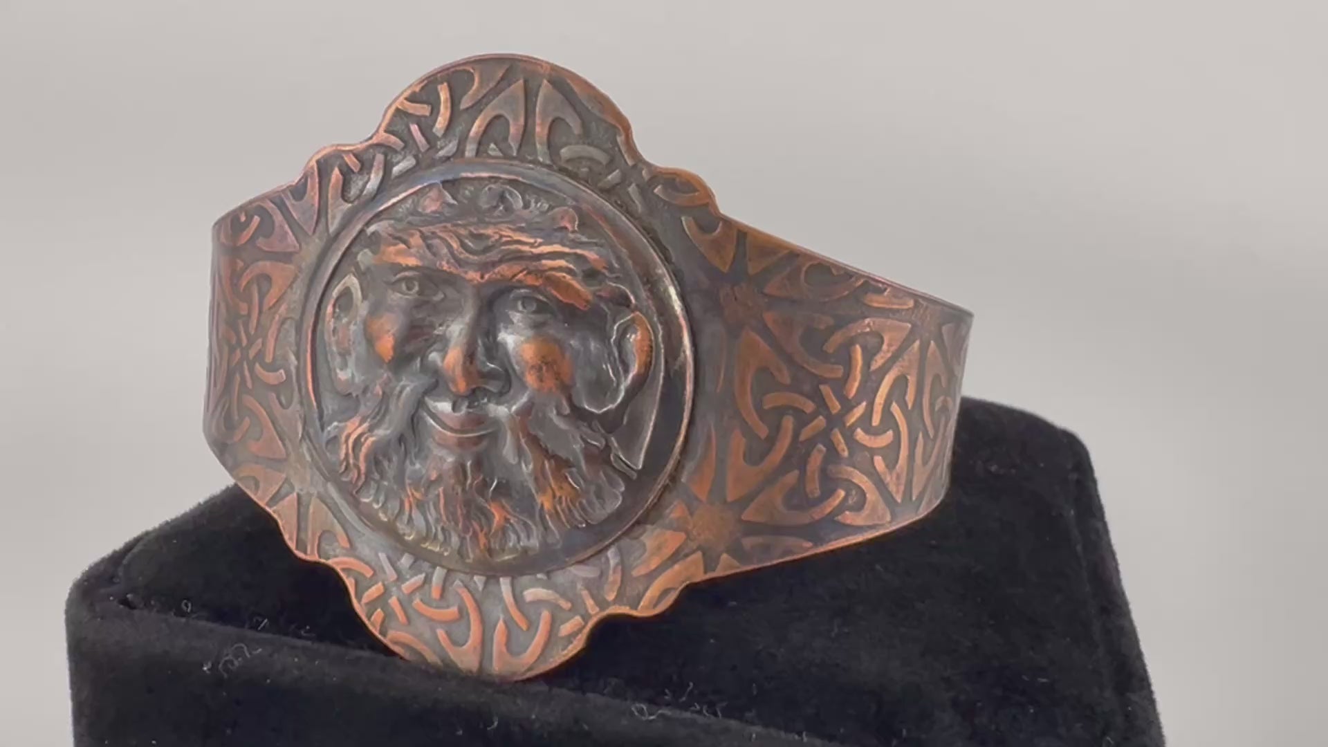 Knut the Troll Cuff in Copper