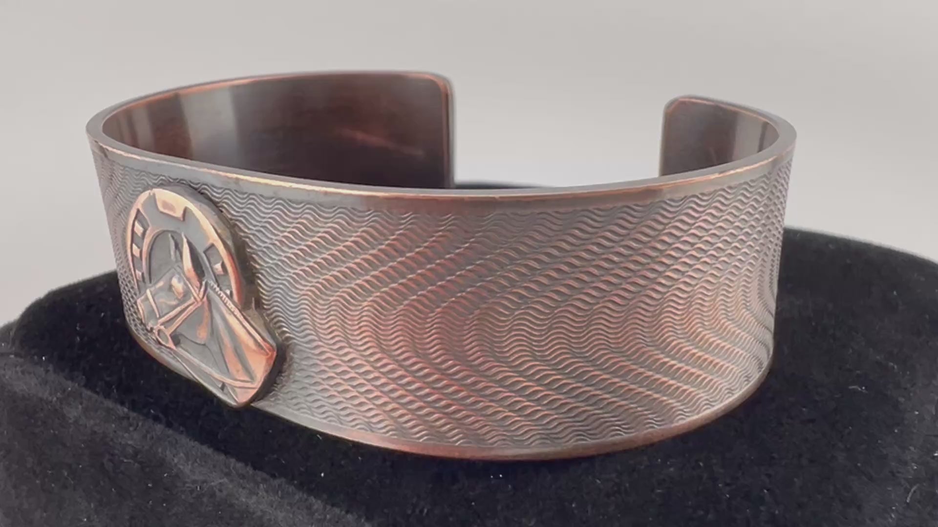 Horse Copper Cuff